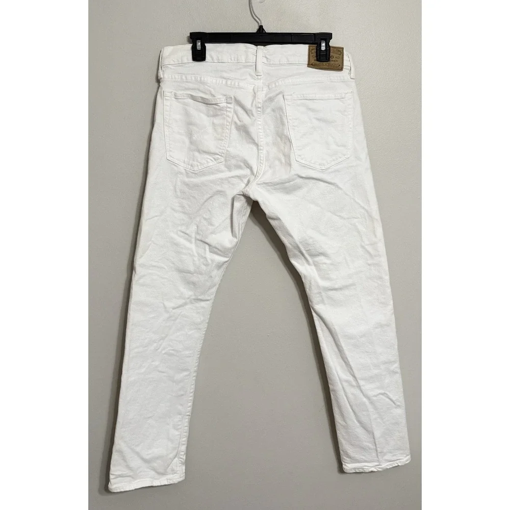Polo Ralph Lauren Men's 32x30 Varick Slim Straight White Denim Jeans - Picture 3 of 8